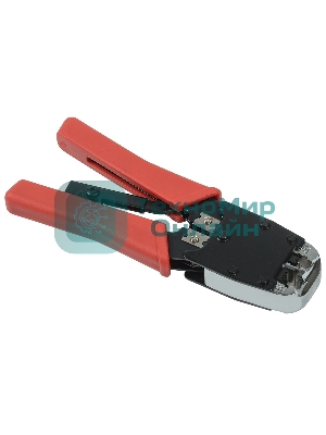 Инструмент обжимной ITK TM1-G10V для RJ45 RJ12 RJ11 ручка ПВХ