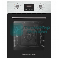 Духовой шкаф электрический встраиваемый Zigmund & Shtain E 145 S нержавеющая сталь