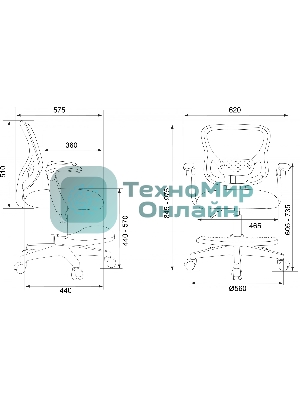 Кресло детское Бюрократ BuroKIDS 3 розовый Velvet 36, крестов. пластик