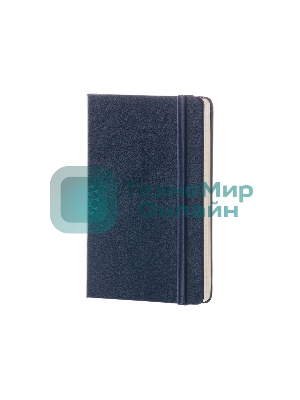 Блокнот Moleskine CLASSIC MM710B20 Pocket 90x140 мм, 192 страниц, линейка, твердая обложка, синий сапфир