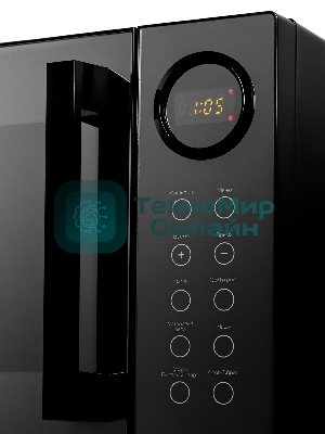 Микроволновая печь BRAYER BR2506 черный, 23 л, 900 Вт, переключатели - кнопки