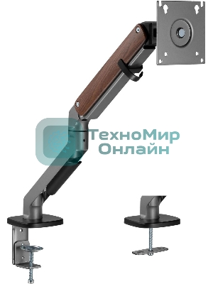 Кронштейн для мониторов Ultramounts UM734WD серый/коричневый 17