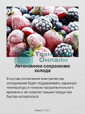 Морозильная камера Hansa FZ138.3, белый, 80л, 2 ящика