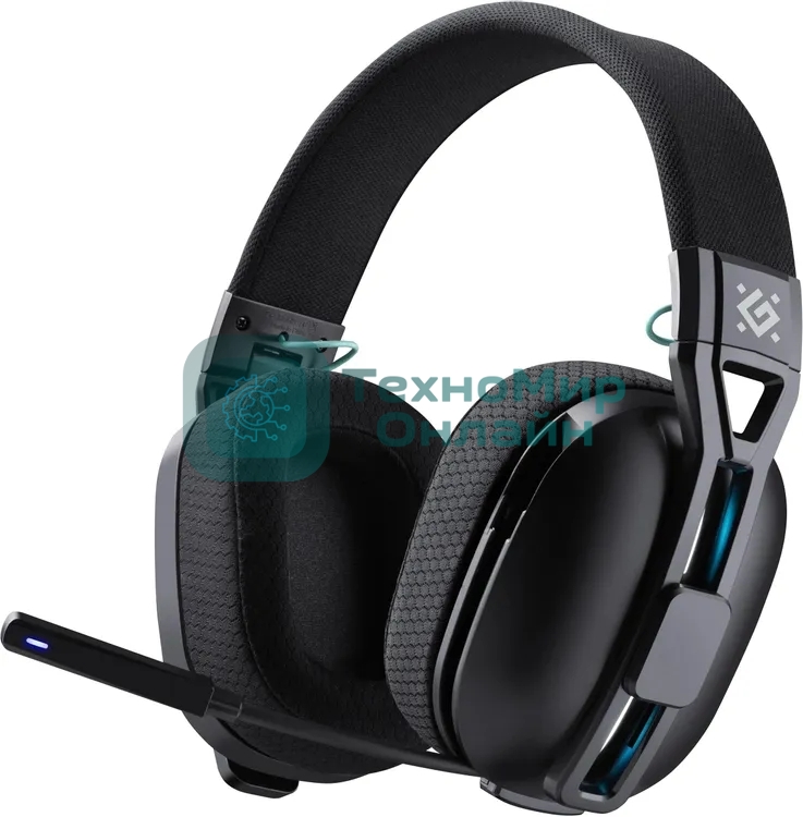 Гарнитура Defender Horror Pro чёрный, беспроводная + проводная, радиоканал, до 40 ч, подсветка