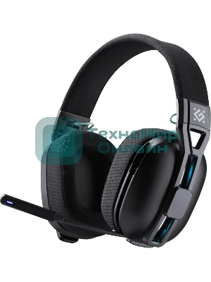 Гарнитура Defender Horror Pro чёрный, беспроводная + проводная, радиоканал, до 40 ч, подсветка