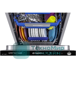 Встраиваемая посудомоечная машина Maunfeld MLP-08PRO, серебристый, 44.8 см, 10 компл., 47 дБ, класс A++