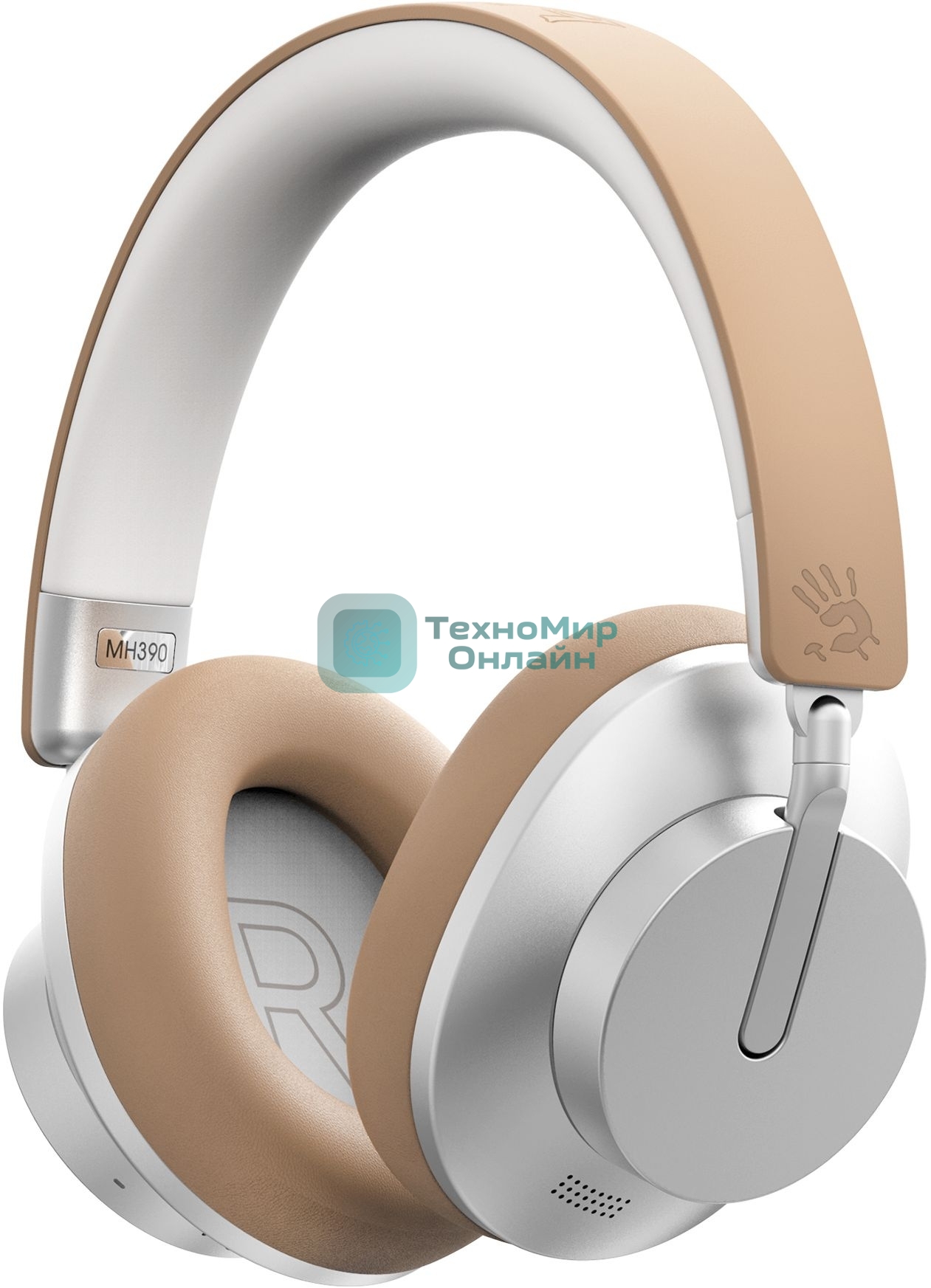 Беспроводные/проводные наушники A4Tech Bloody MH390 хаки, накладные, Bluetooth + проводной