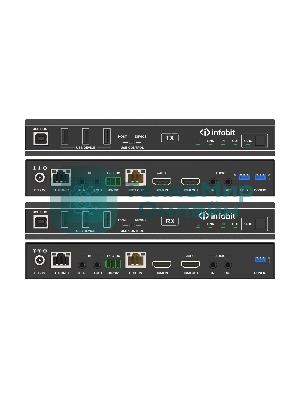 Удлинитель сигнала HDMI, USB Infobit iTrans E90U8K разрешение 8К/30, USB 2.0 до 90 метров, eARC