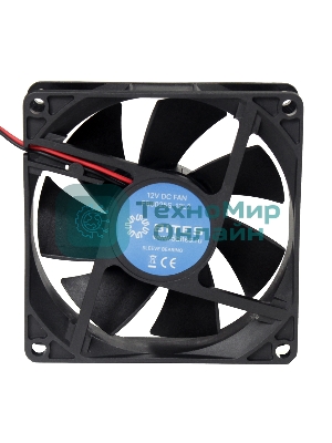 Вентилятор для корпуса 5bites FB8025S-12L2 черный, 80 x 80 мм, 2000 об/мин, 23 дБ, 2 pin