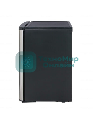 Холодильник Willmark XR-80SS черный/серебряный однокамерный 63/8л морозилка сверху