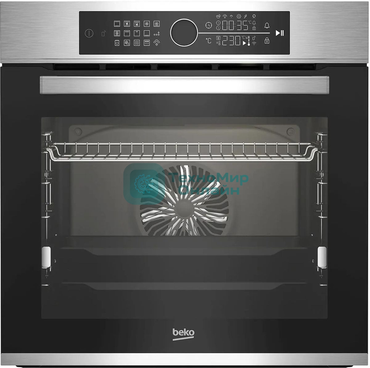 Электрический духовой шкаф Beko BBIM12400XCS, нержавеющая сталь/черный