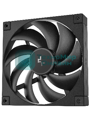Вентилятор для корпуса DEEPCOOL FD14 черный, 140 мм, 1650 об/мин, 25.6 дБ, 4 pin