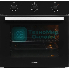 Духовой шкаф электрический Hyundai HEO 6631 BG черное стекло