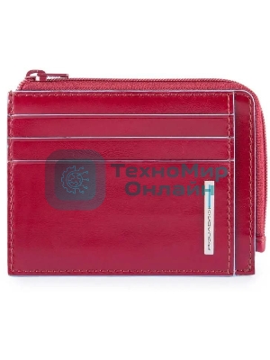 Чехол для кредитных карт Piquadro Blue Square PP4822B2R/R красный натур.кожа