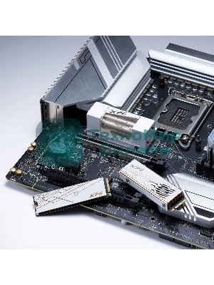 Накопитель SSD ADATA XPG MARS 980 STORM, 1000Gb, M.2(22x80мм), NVMe, PCIe 5.0 x4, 3D NAND, R/W 14000/10000Mb/s, IOPs 1 600 000/1 650 000, TbW 740, DWPD 0.4, with Heat Sink (5 лет)