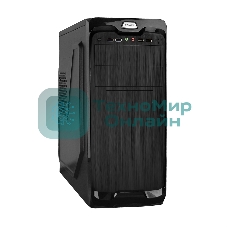 Корпус Miditower Exegate UN-604 Black, ATX, UN500, 120мм 2*USB+2*USB3.0, Audio