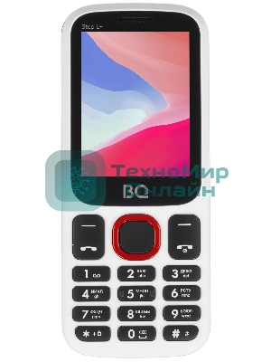 Мобильный телефон BQ 2440 Step L+ белый/красный