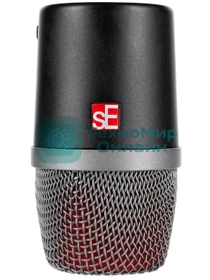 Микрофон динамический sE Electronics V KICK инструментальный, универсальный, для бас-барабанов и других источников, 20 Гц 19 кГц, суперкардиоида, комплектация: резьбовой адаптер, чехол на молнии, ветрозащита, гайка с накаткой для надежной фиксации ми