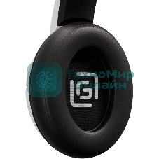 Гарнитура Oklick HS-L710G белый/чёрный, проводная, USB, подсветка