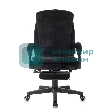 Кресло Бюрократ T-9950MSG-F/BLACK-PU черный, экокожа