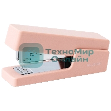 Степлер Deli ENS084 Nusign 24/6 26/6 (20 листов) розовый 100 скоб, коробка