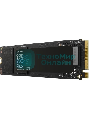 Накопитель SSD Samsung 990 EVO Plus, 2Tb, M.2 2280, PCIe 4.0 x4, NVMe, R/W 7250/6300
