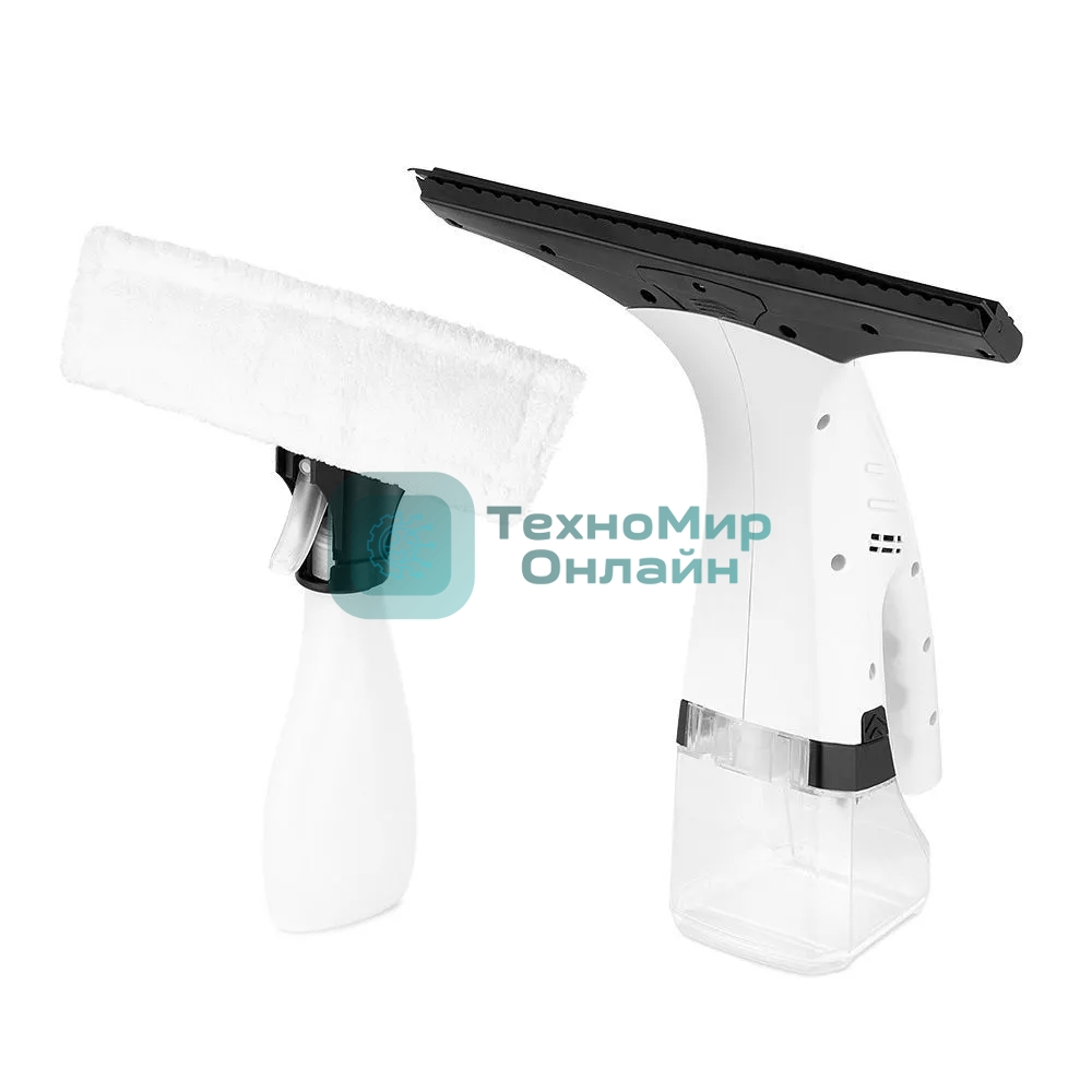 Мойщик окон Kitfort КТ-5163 шир.скреб.:280мм пит.:от аккум. белый/черный