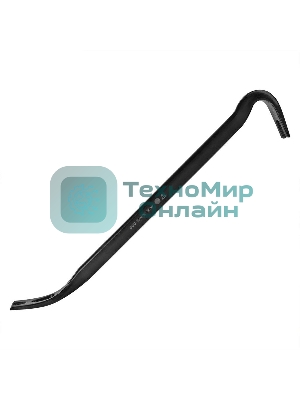 Лом-гвоздодер двухсторонный усиленный Deli DL448901 600 мм, углы наклона 30° и 60°, овальный паз с углами 30° и 68°, шестигранная форма