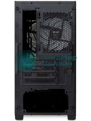 Компьютерный корпус без блока питания HSPD M320, Mesh Mini-tower, черный, slide TG, 0.45 SPCC, 2x140мм ARGb+1x120мм ARGb mATX, mITX 160/340/184мм 2x2.5