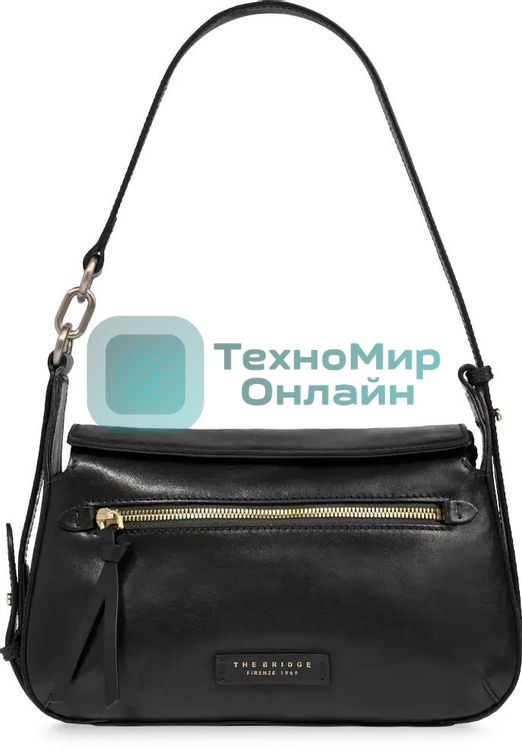 Сумка женская The Bridge Ingrid 04571501/30 черная натур.кожа