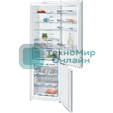 Холодильник Bosch KGN49XW30U белый двухкамерный 330/105л морозилка снизу , No Frost