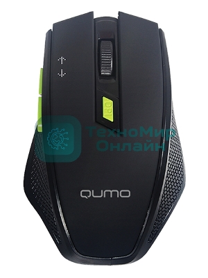 Мышь беспроводная Qumo Office Prisma Black M85 черный, 2400 dpi, радиоканал, USB, кнопки - 7