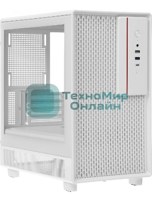 Компьютерный корпус Accord M3301 белый без БП mATX 1xUSB 2.0 1xUSB 3.0 1xUSB3.1 audio bott PSU