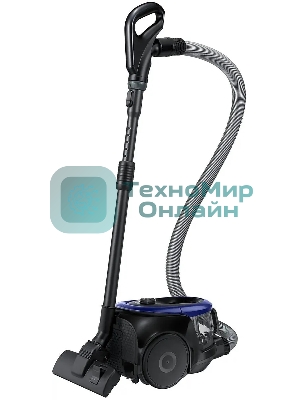 Пылесос Samsung VC18M21B0S2 синий, 380/1800 Вт, уборка сухая, пылесборник контейнер 1.5 л