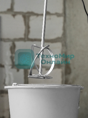 Насадка для миксера Сибртех, для тяжелых растворов,140 х 590 мм, оцинкованная,хвостовик резьба М14