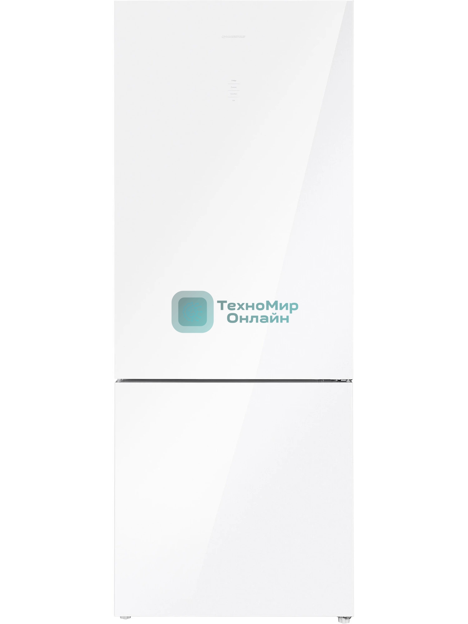 Холодильник Maunfeld MFF1857NFW белый мат. инвертер двухкамерный 336/117л морозилка снизу