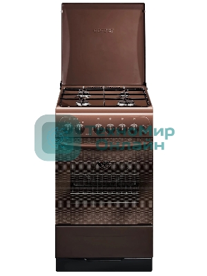 Плита газовая Gefest ПГ 3200-05 К19 коричневый, конфорок 4 шт, духовка 44 л, 50 см x 85 см x 57 см