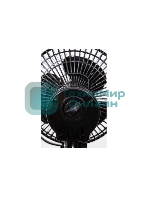 Вентилятор Rix RDF-1500WB чёрный, настольный, 15 Вт, 2 скорости, 15 см