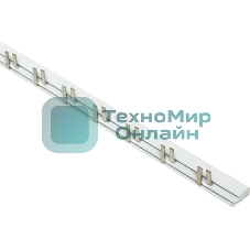 Шина соединительная PIN 2ф 63А мед. изол. 54мод (дл.1м) EKF pin-02-63