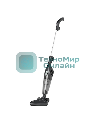Пылесос вертикальный Blackton Bt VC1605B серый, питание от сети, 80 Вт, уборка сухая, пылесборник 0.5 л