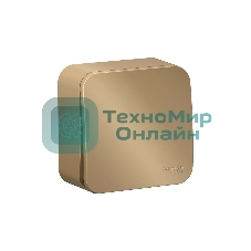 Выключатель 1-кл. ОП Blanca (сх.1) 10А 250 В изол. пласт. титан SchE