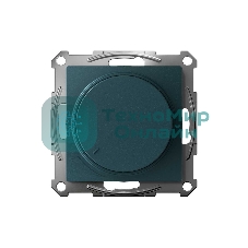 Светорегулятор (диммер) AtlasDesign повор-нажим, LED, RC, 400 Вт, мех., изумруд