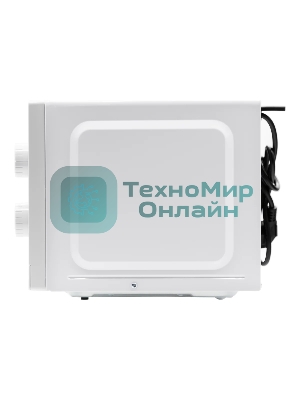 Микроволновая печь HOME HMM207BW белый, 20 л, 700 Вт, переключатели - поворотный механизм