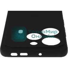 Чехол (клип-кейс) BoraSCO для Tecno Pova 6/6 Pro Silicone Case черный (73173)