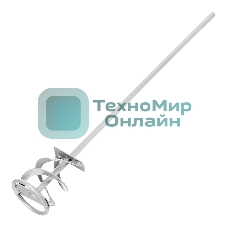 Миксер для красок и штукатурных смесей Сибртех 60х9х400 мм, шестигранный хвостовик