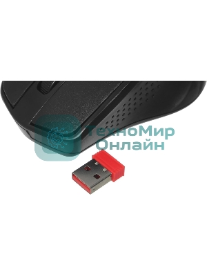 Мышь беспроводная Defender Datum MM-265 черный, 1600 dpi, радиоканал, USB, кнопки - 4