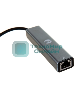 USB-концентратор VCOM DH311A USB Type-C, RJ-45/USB 3.0, USB