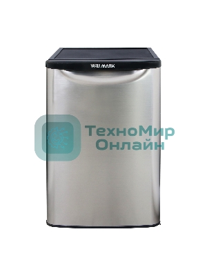 Холодильник Willmark XR-80SS черный/серебряный однокамерный 63/8л морозилка сверху