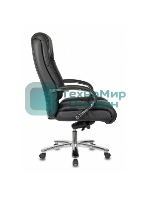 Кресло Бюрократ T-9925SL/BLACK черный, кожа