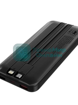 Портативный аккумулятор MORE CHOICE (4620202552792) PB35-10 10000mAh 2USB+1Type-C 3.0A 22.5W+PD20W+QC3.0, черный